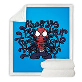 Spider-Man throw blanket